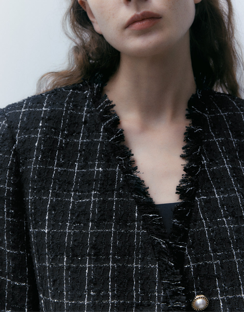 Plaid Tweed Jacket