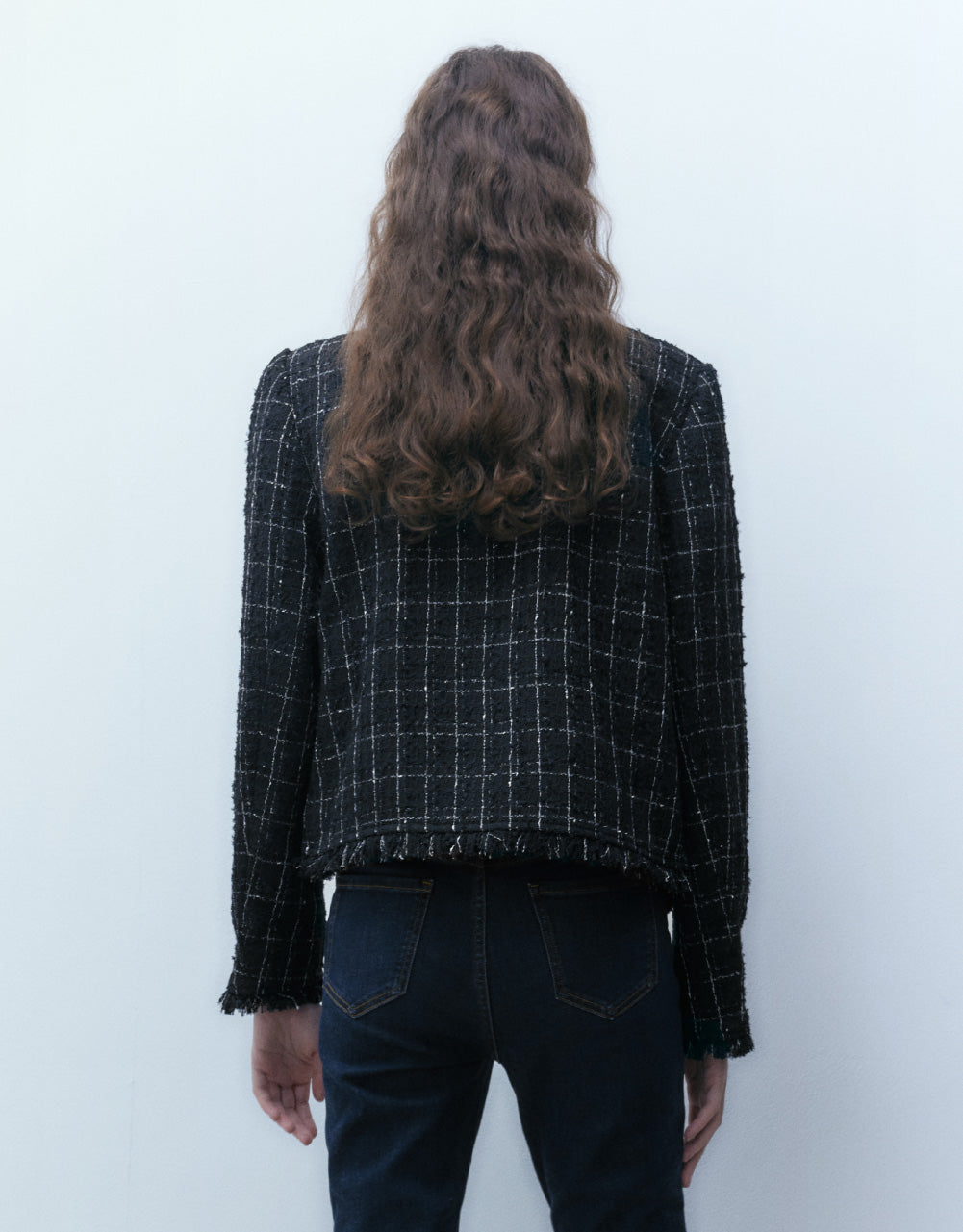 Plaid Tweed Jacket