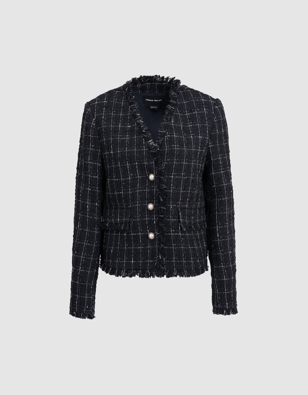 Plaid Tweed Jacket