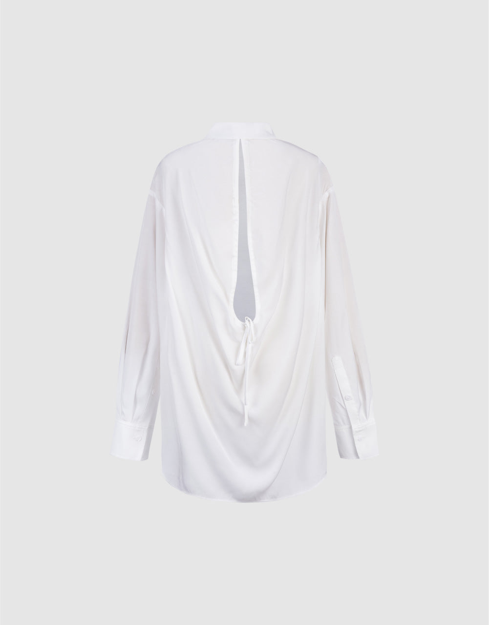 Drop Shoulder Sleeve Shirt Collar Jacket