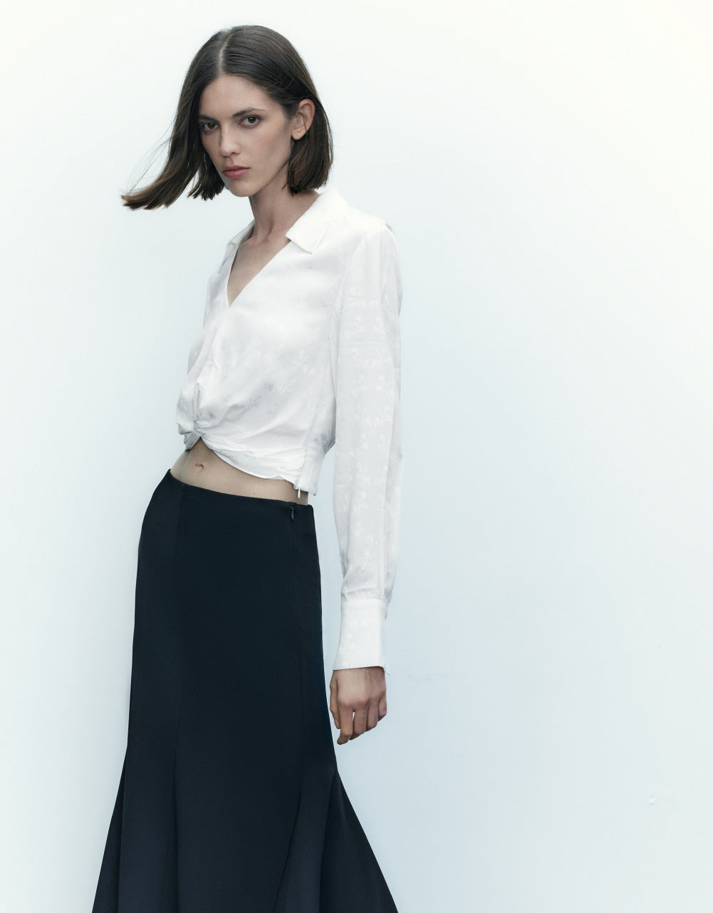 Twist Front Overhead Shirt