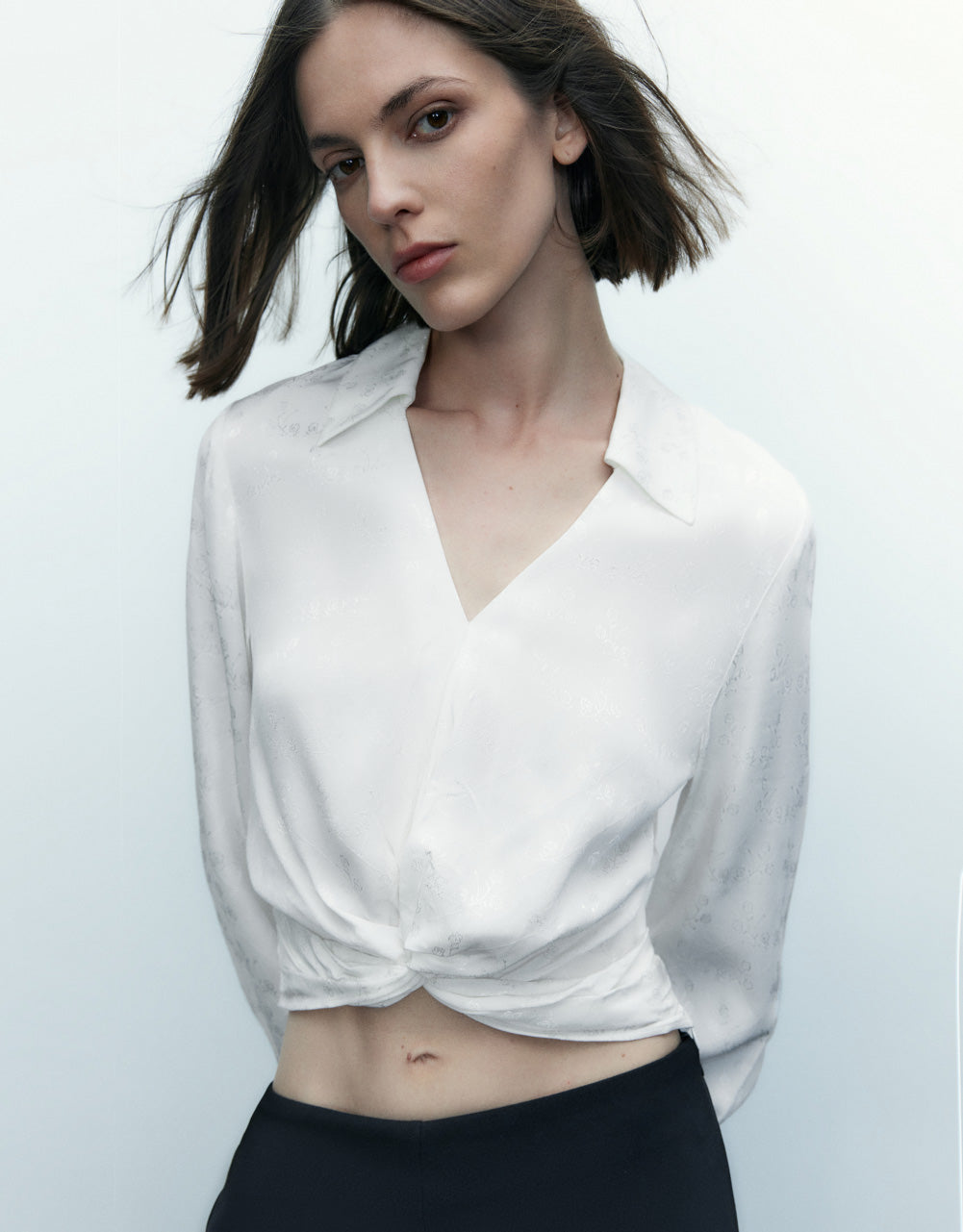 Twist Front Overhead Shirt