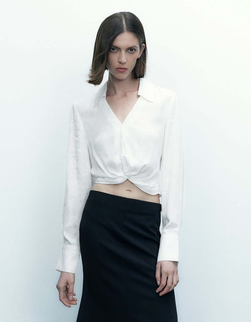 Twist Front Overhead Shirt