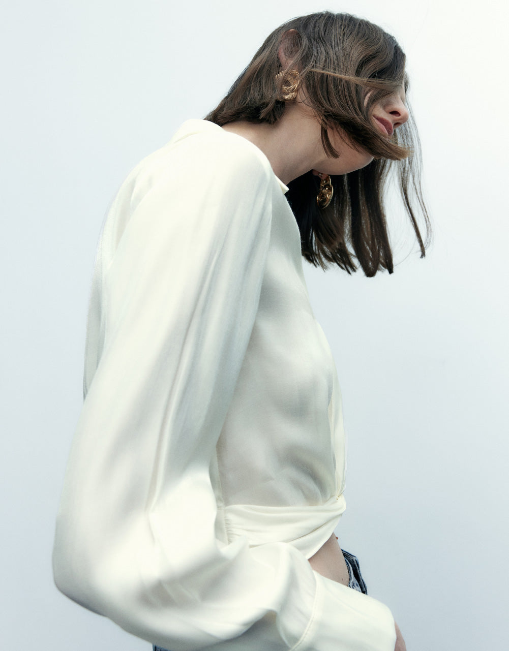 Twist Front Overhead Shirt