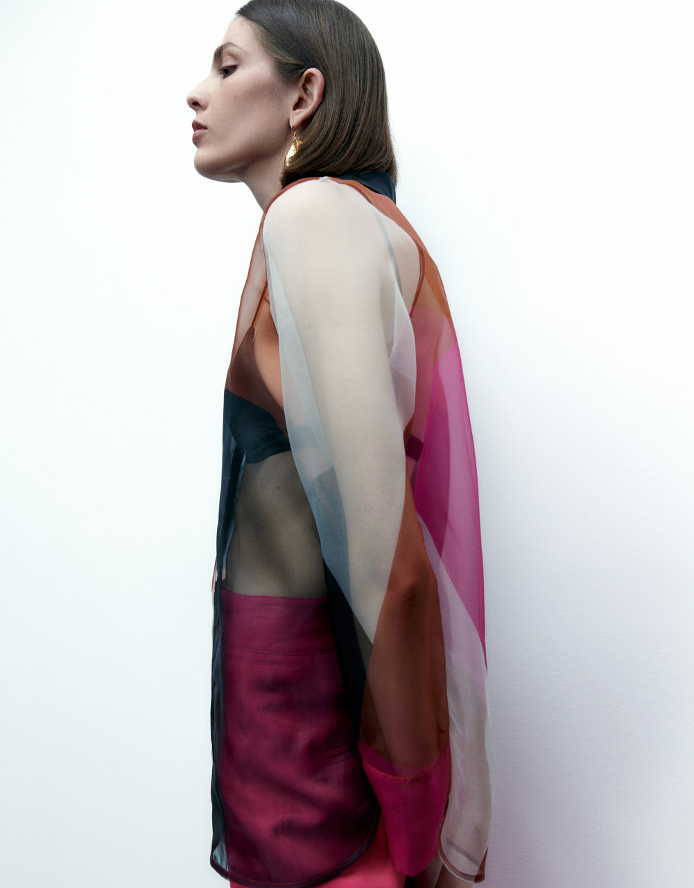 Colorblock Polo Overhead Shirt