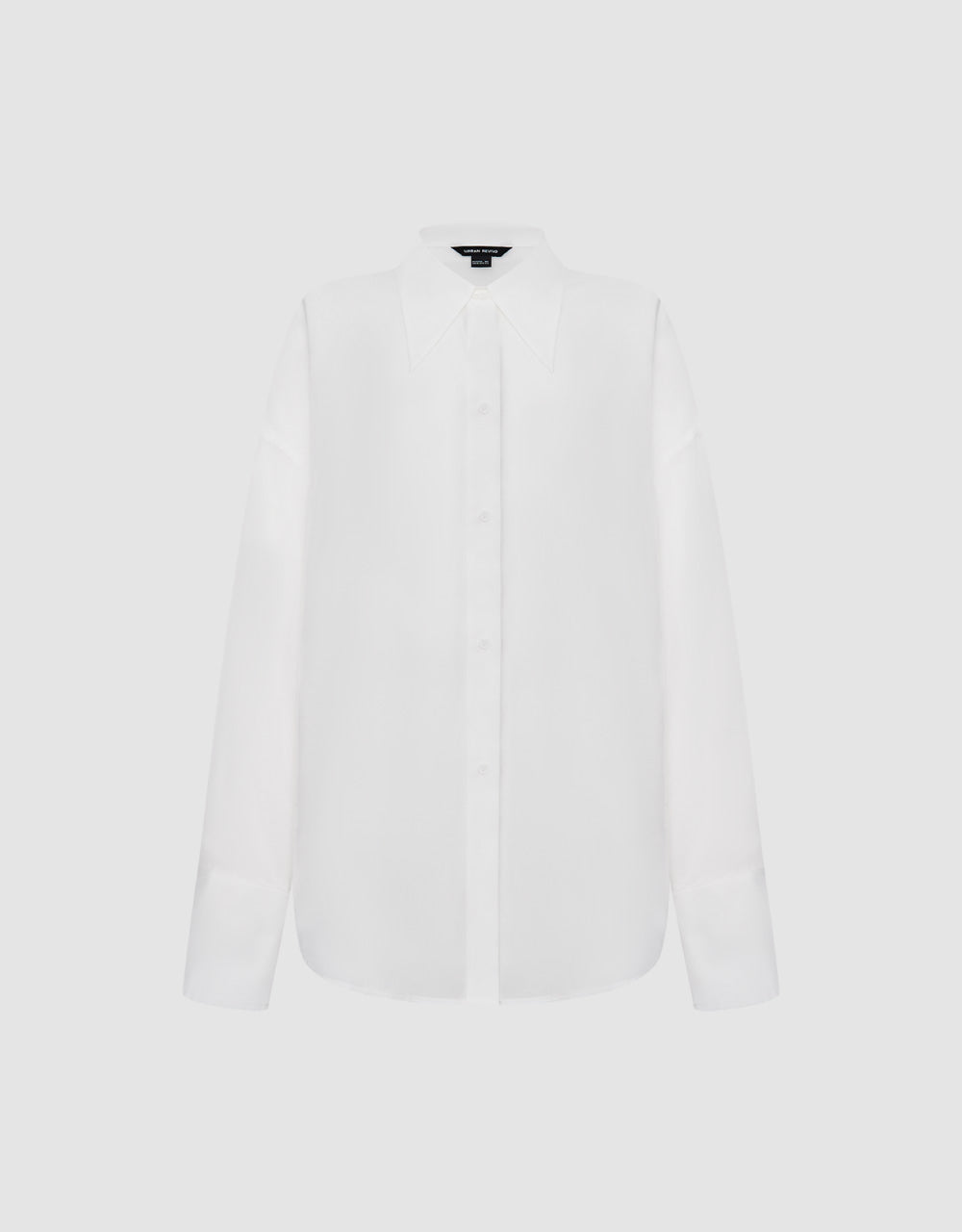 Drop Shoulder Sleeve Lapel Shirt