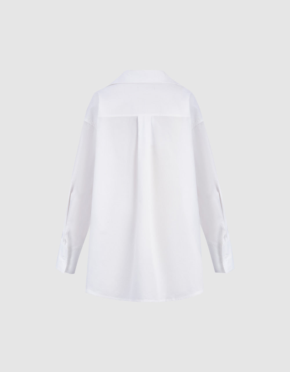 Asymmetric Buttons Lapel Shirt