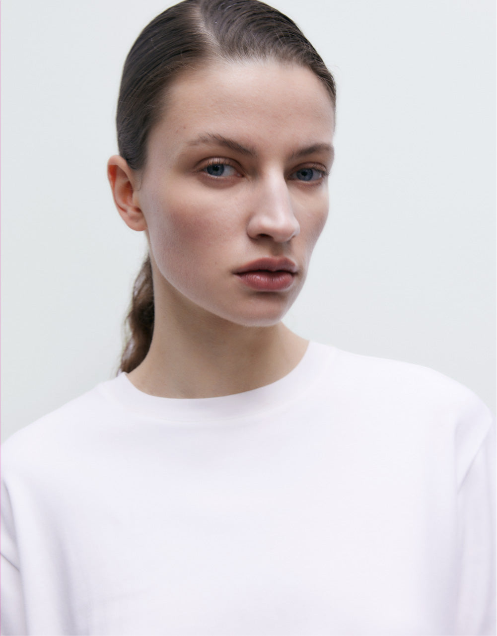 Asymmetric Crew Neck T-Shirt