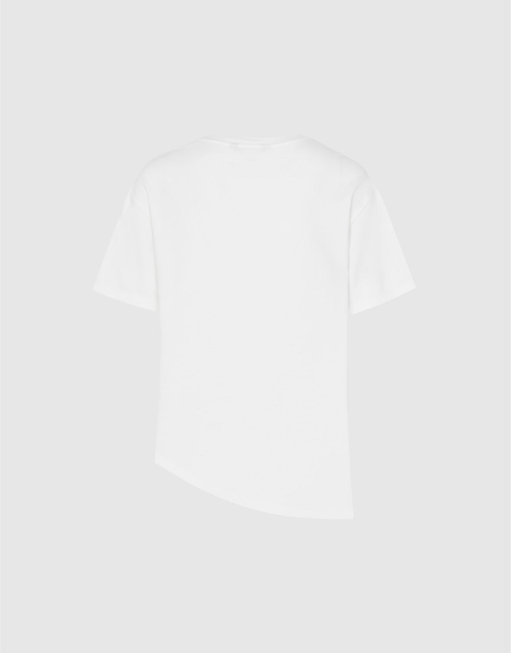 Asymmetric Crew Neck T-Shirt
