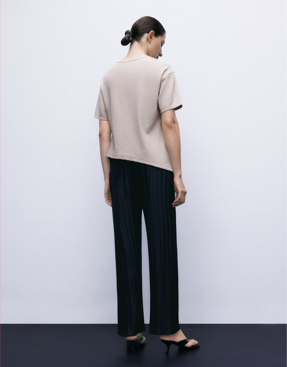 Asymmetric Crew Neck T-Shirt