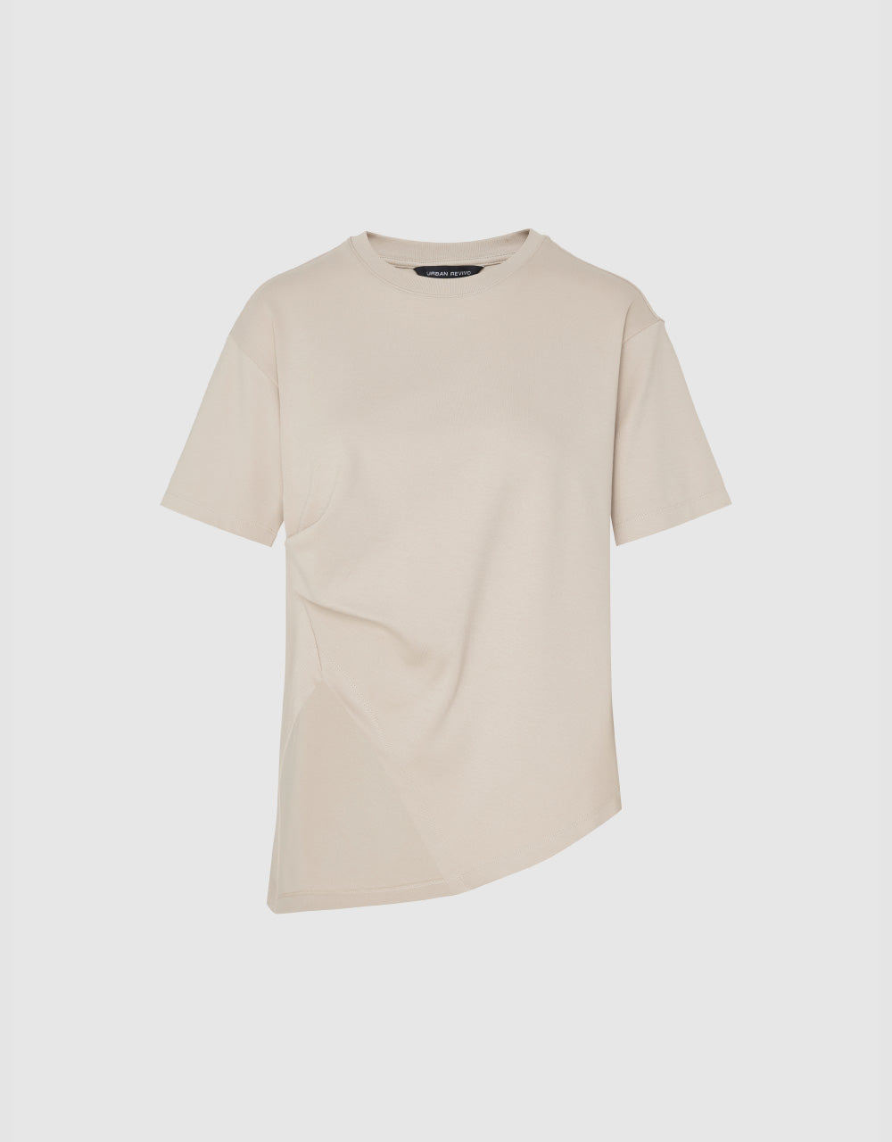 Asymmetric Crew Neck T-Shirt
