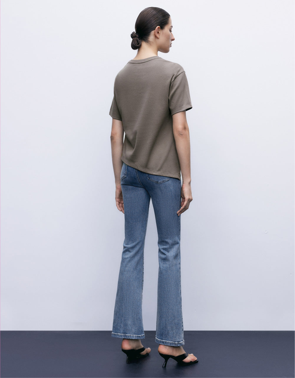 Asymmetric Crew Neck T-Shirt