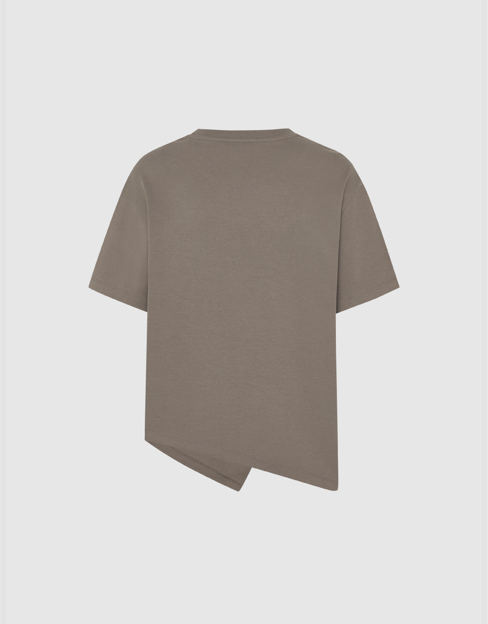 Asymmetric Crew Neck T-Shirt