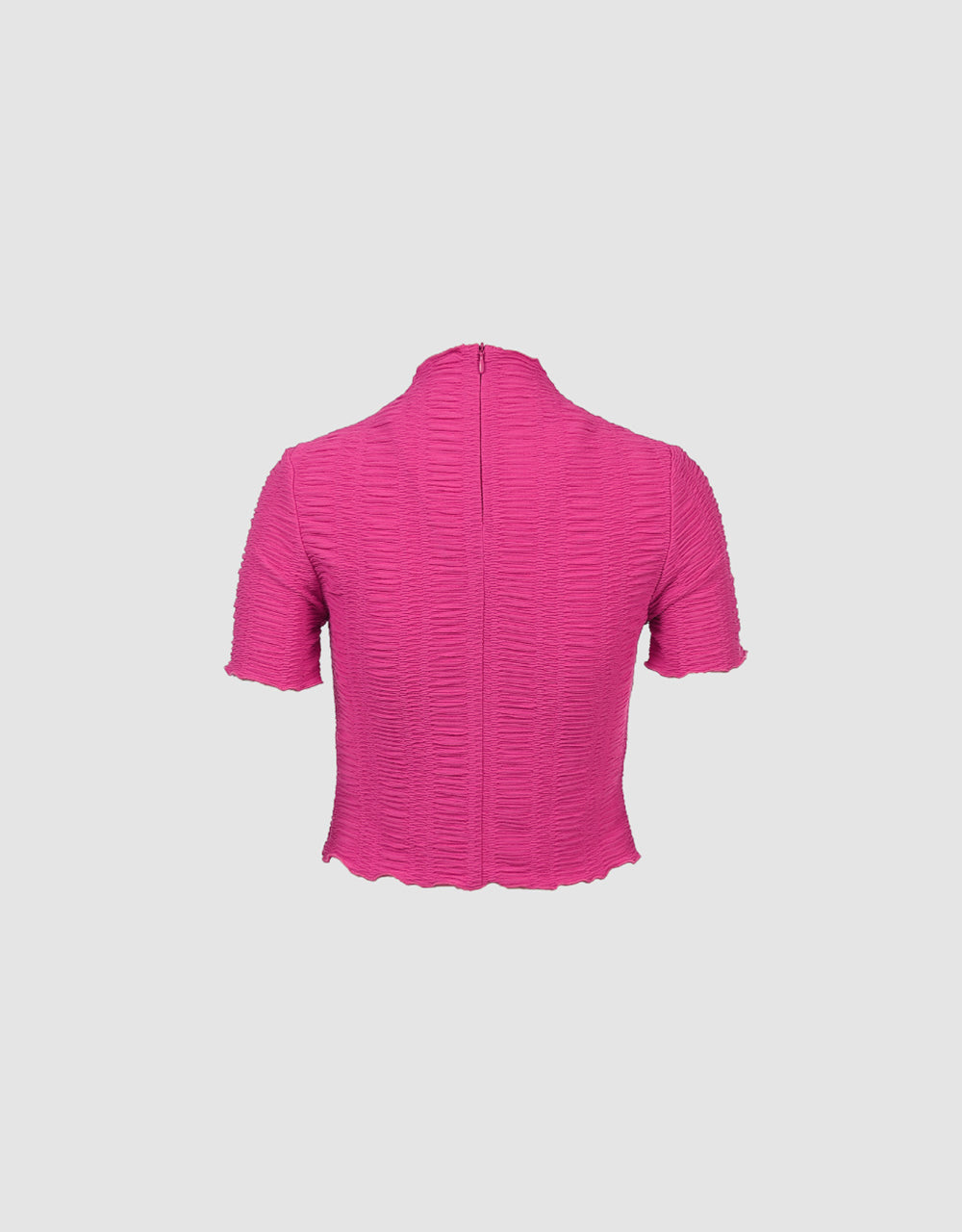 Shirred Skinny T-Shirt