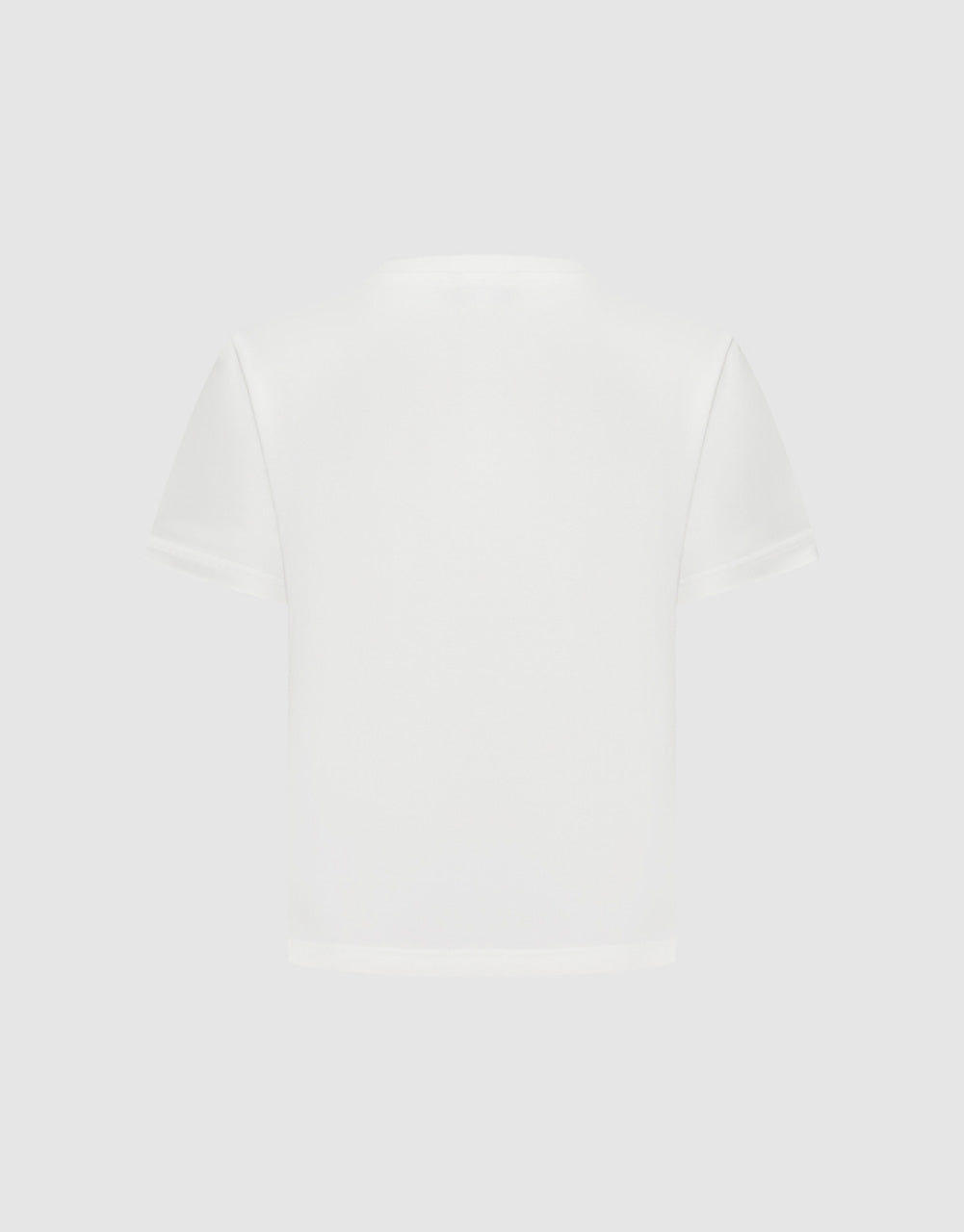 Heart Decor Crew Neck T-Shirt