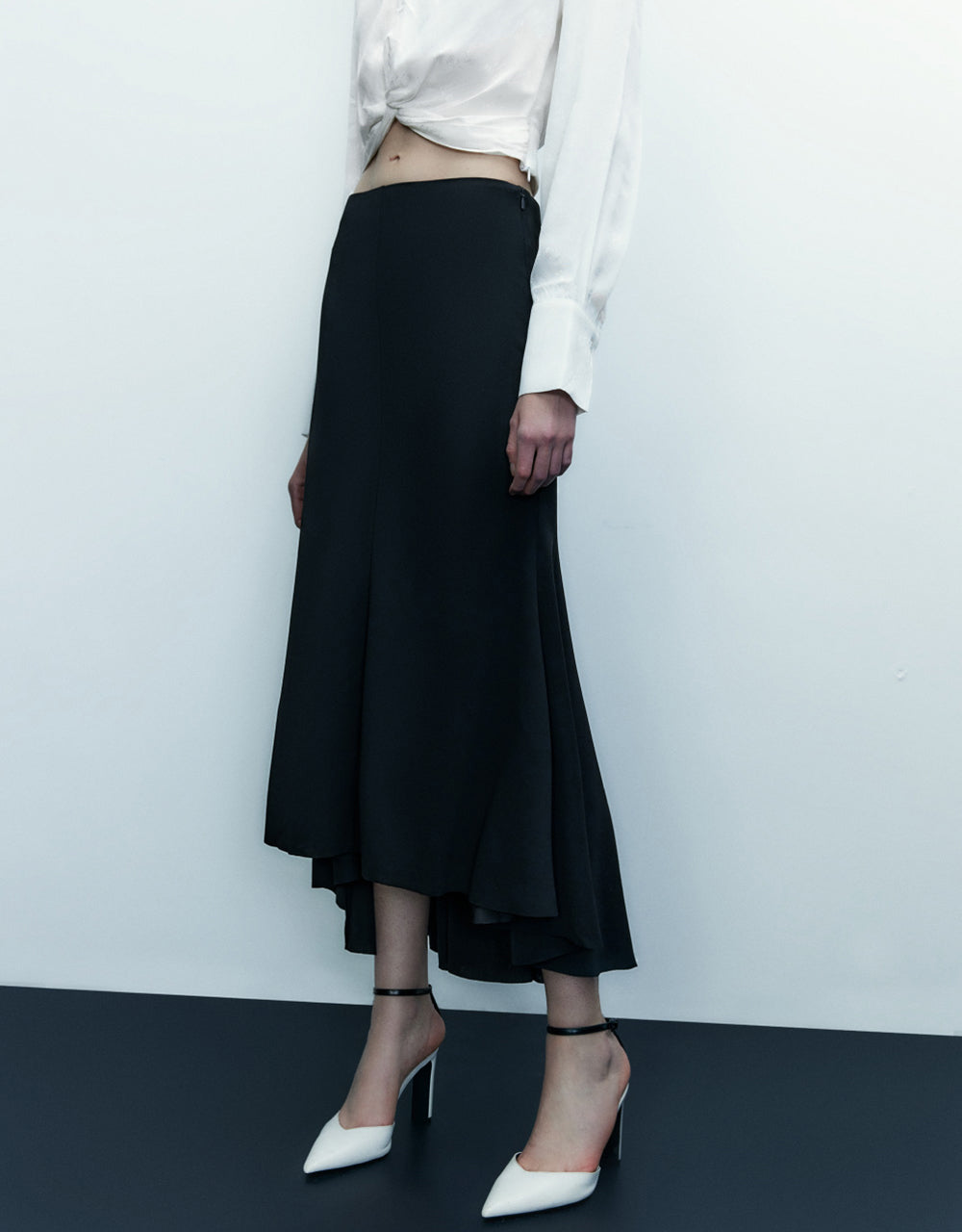 Midi Fishtail Skirt