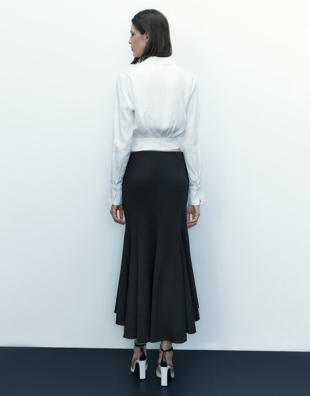 Midi Fishtail Skirt