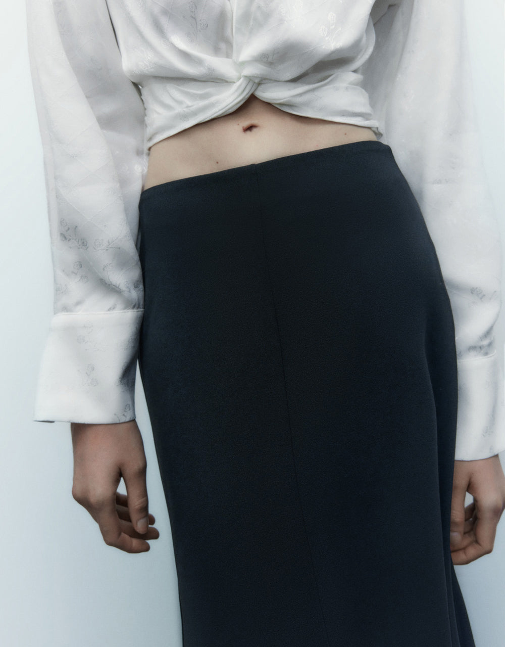 Midi Fishtail Skirt