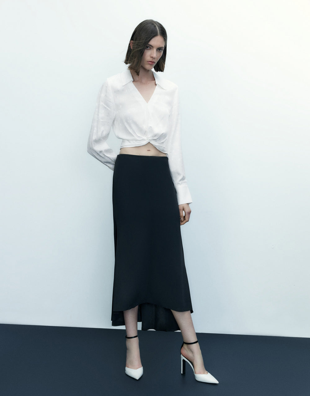 Midi Fishtail Skirt