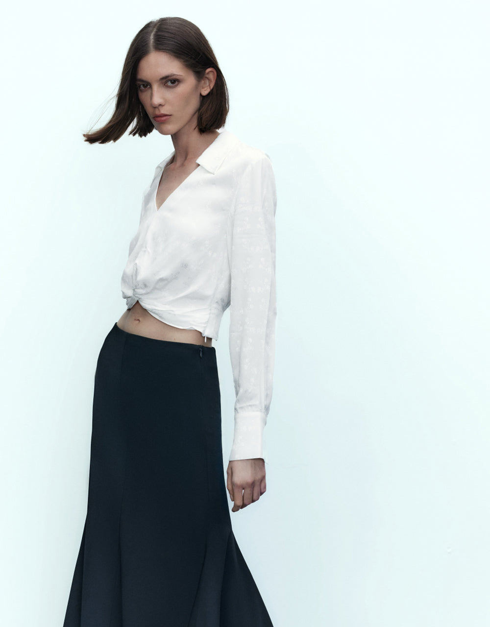 Midi Fishtail Skirt
