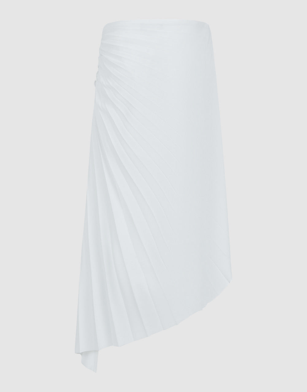 Asymmetric Ruched Skirt