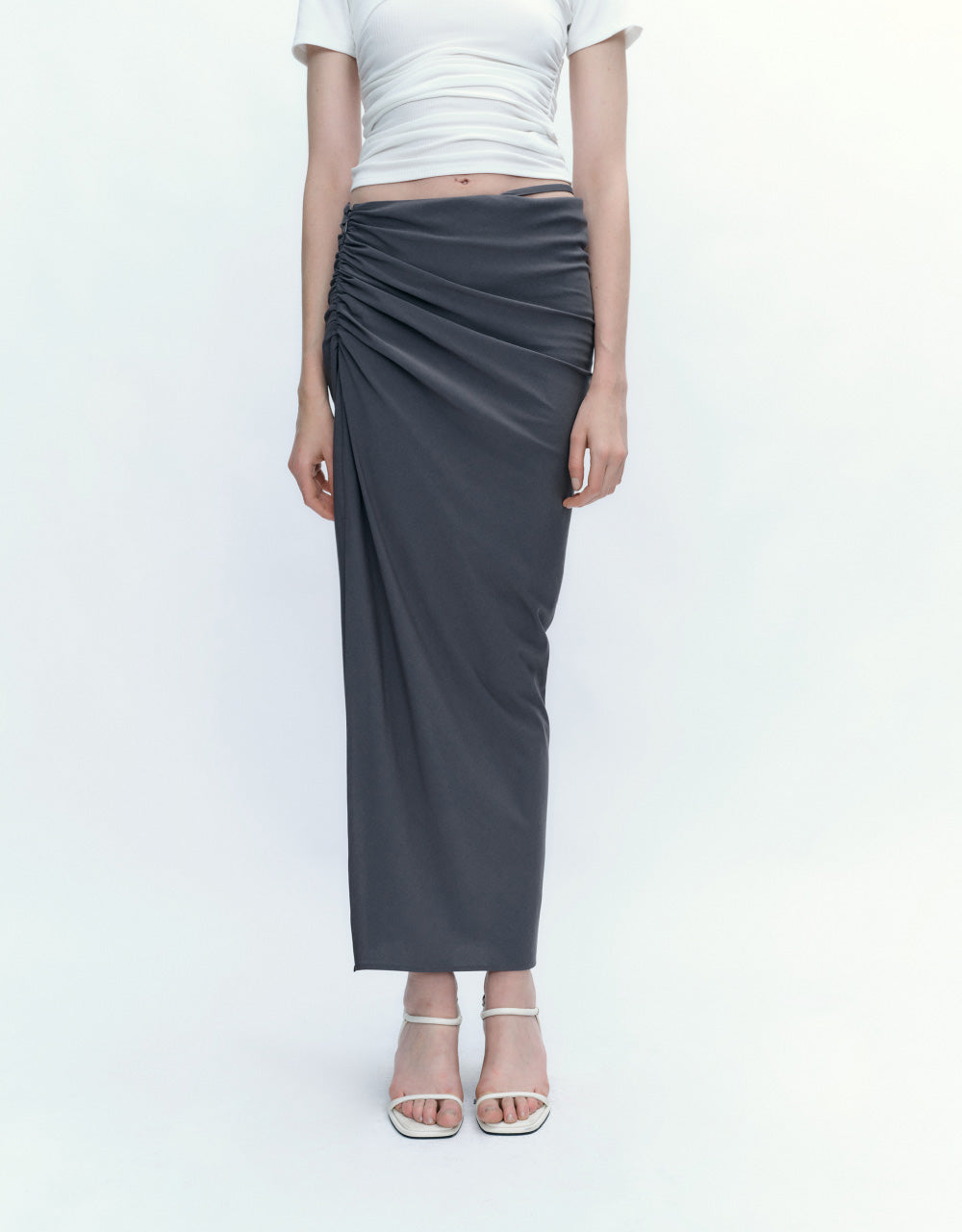 Midi Skinny-Fit Skirt