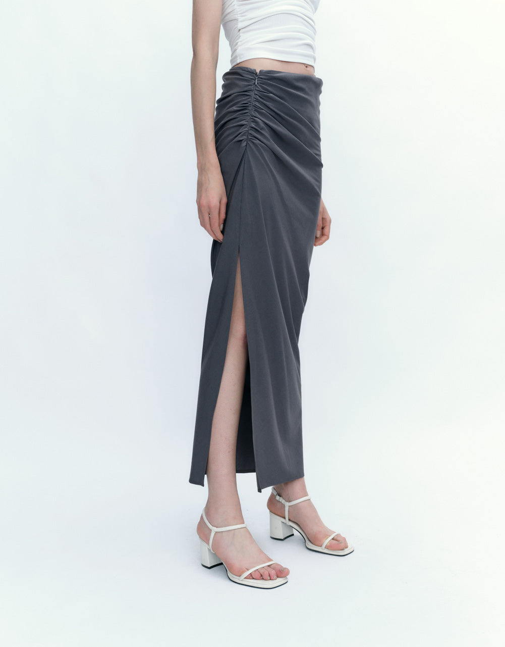 Midi Skinny-Fit Skirt