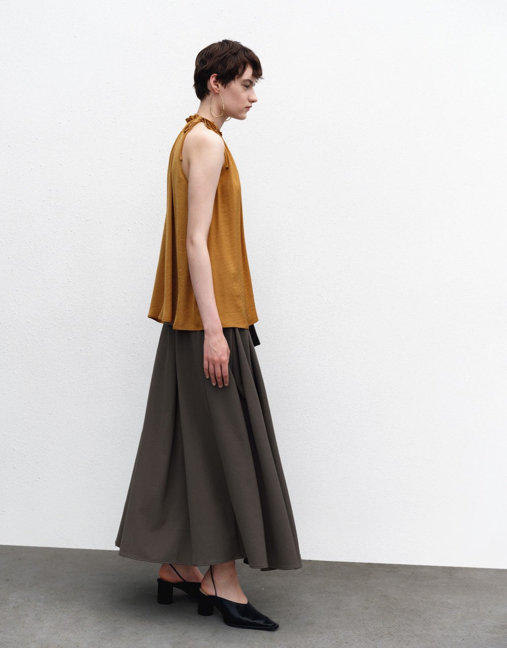 A-Line Skirt With Belt