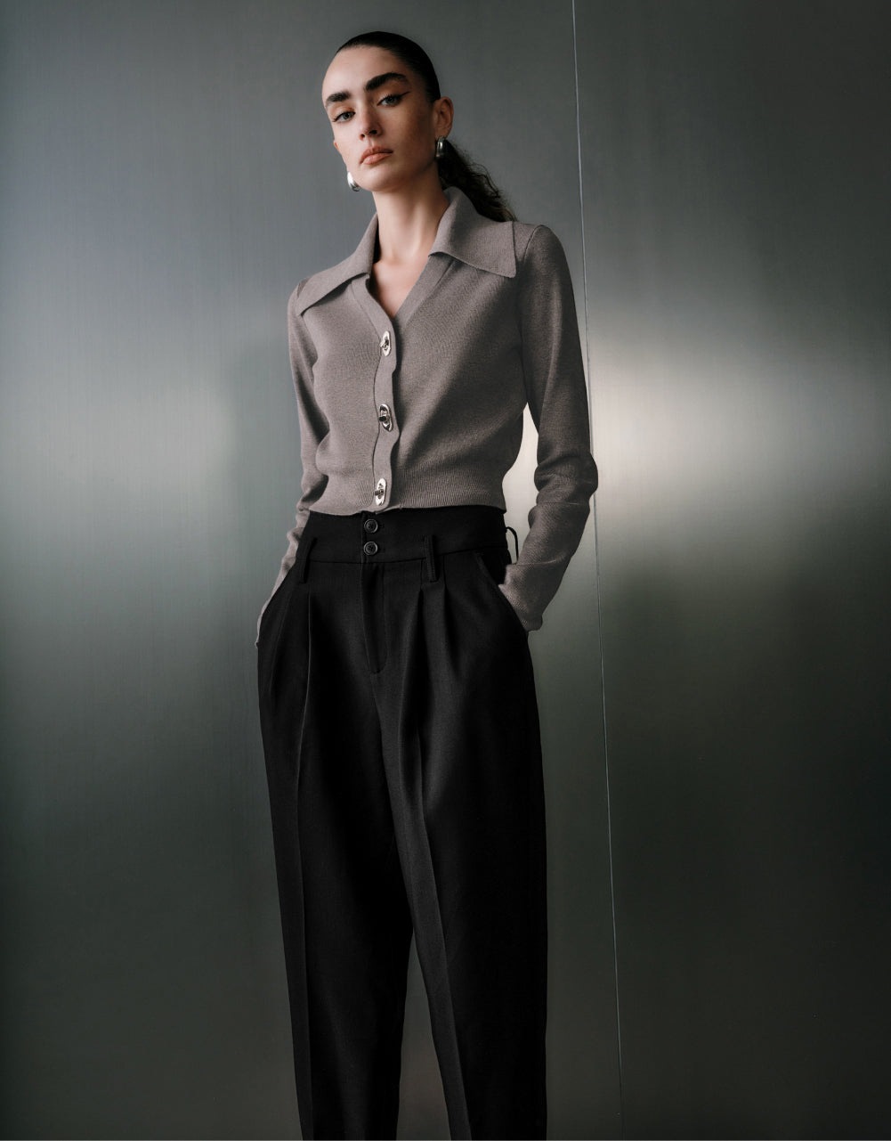 Carrot Fit Trousers