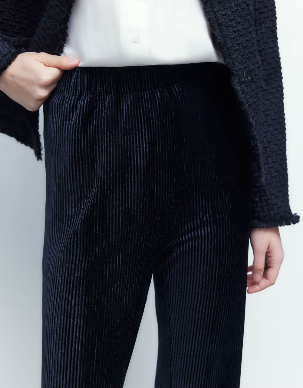 Knitted Straight Pants