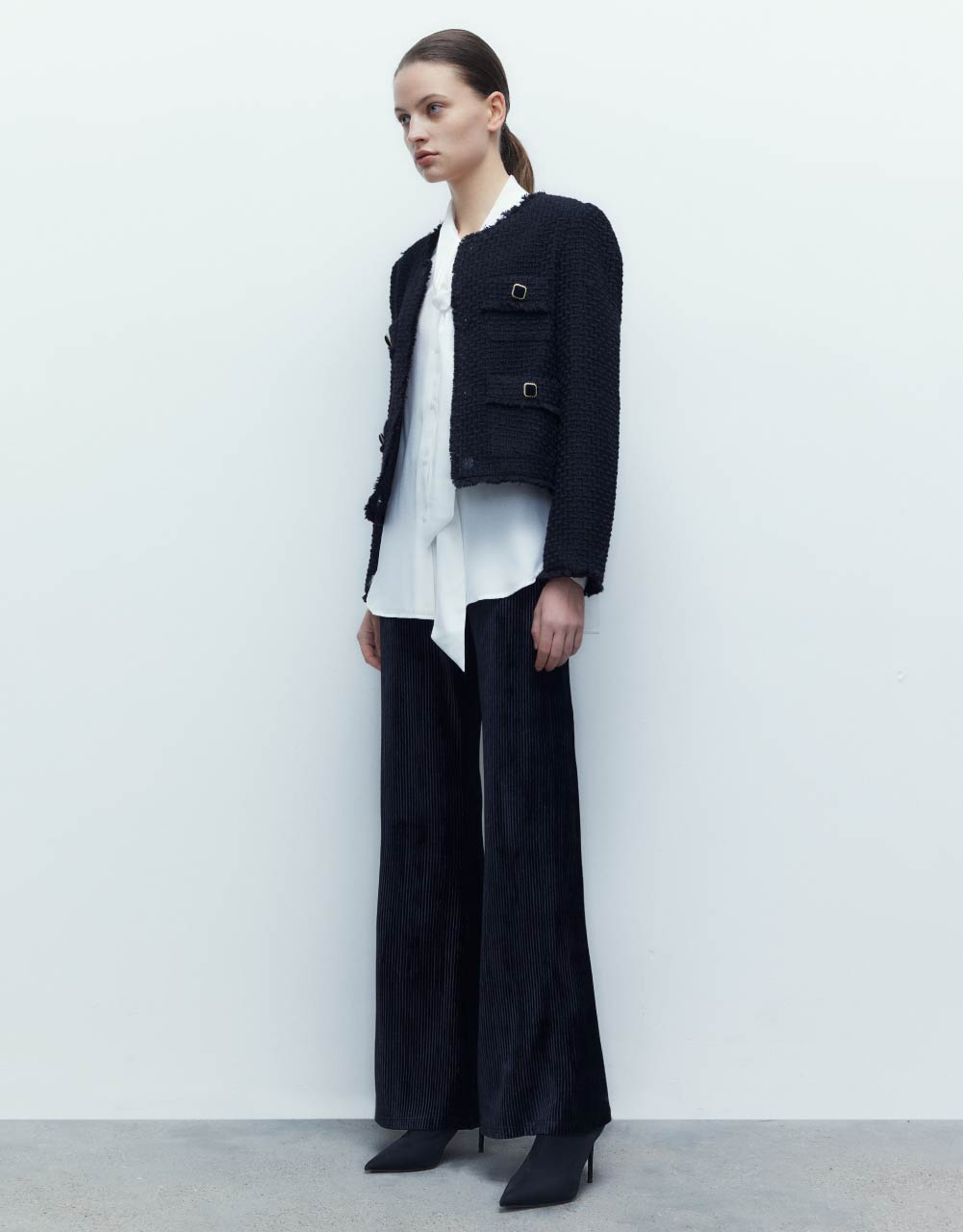 Knitted Straight Pants