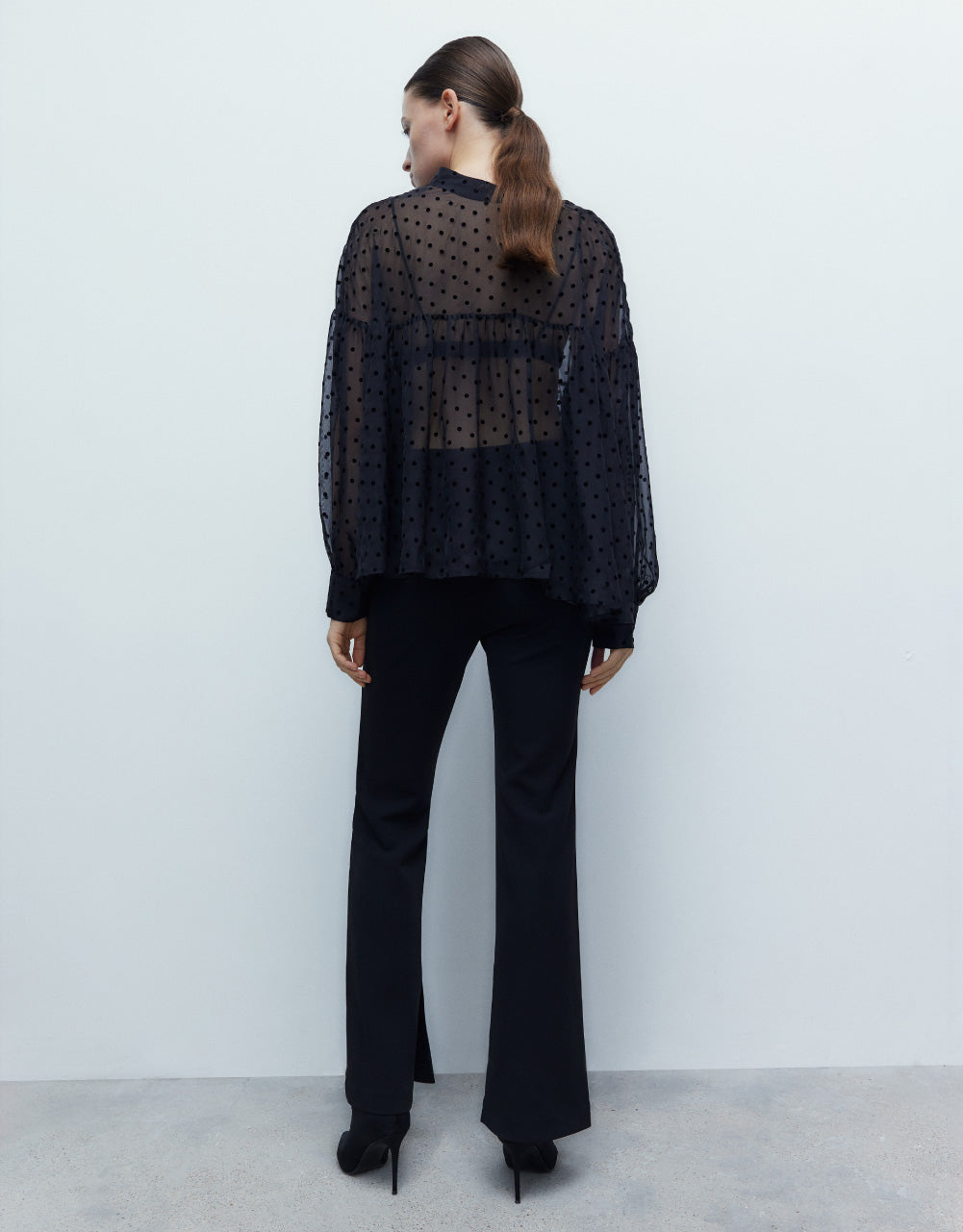 Long Skinny Flare Pants