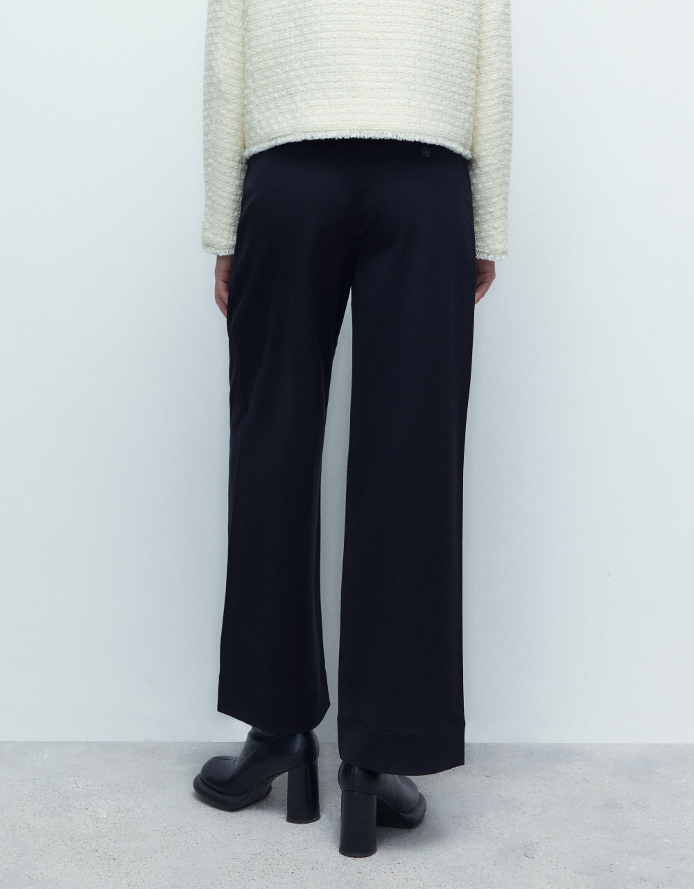 High Waist Straight Pants