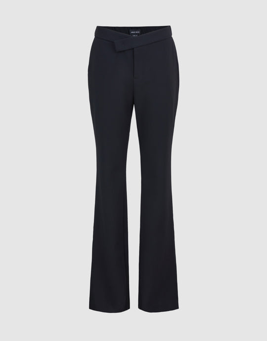 Mid Waist Flare Pants