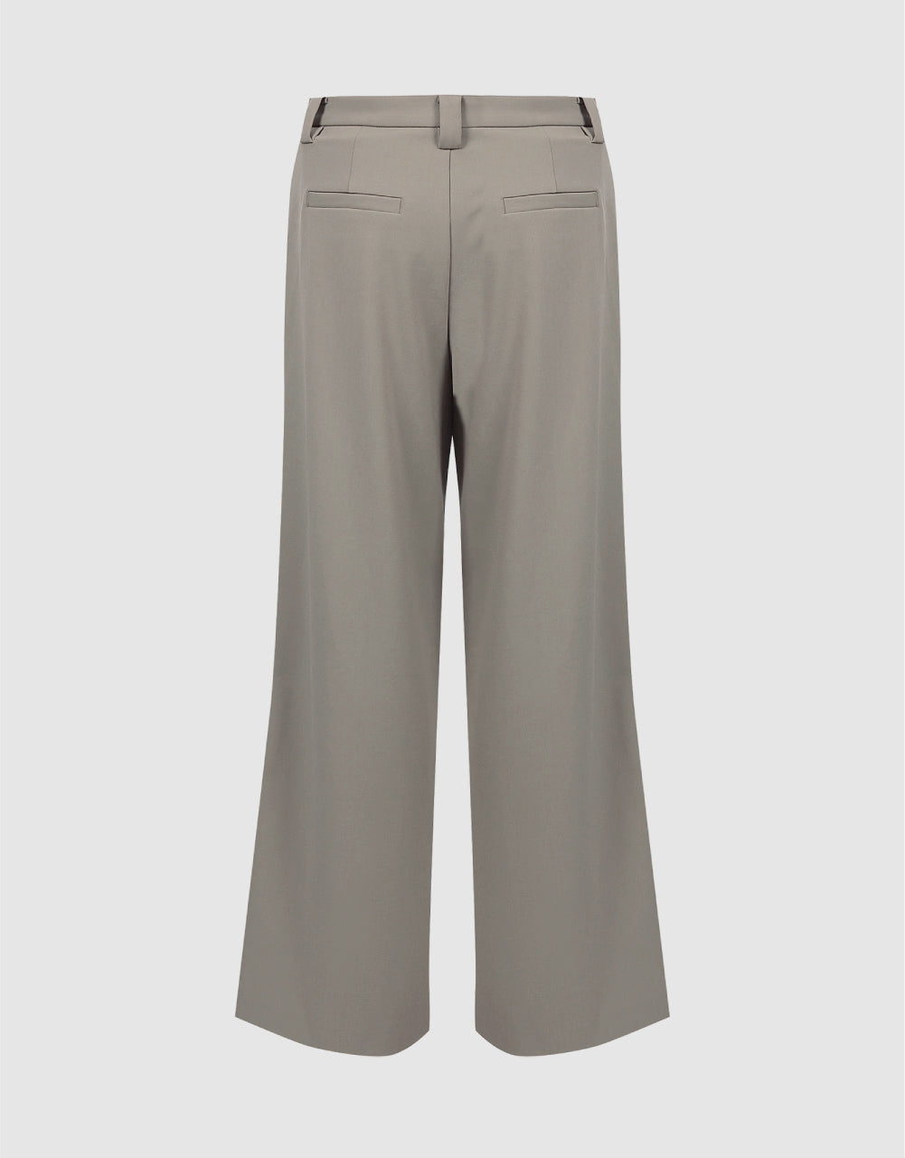Mid-Waist Straight Pants
