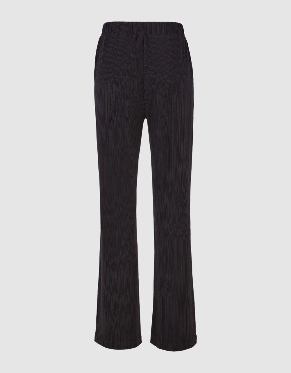 Elastic Waist Knitted Straight Pants