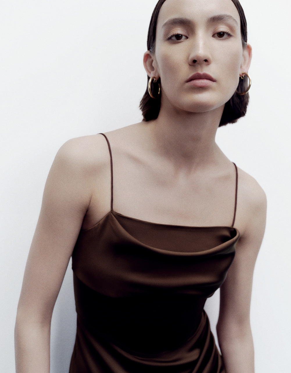 Sleeveless Ruched Straight Dress