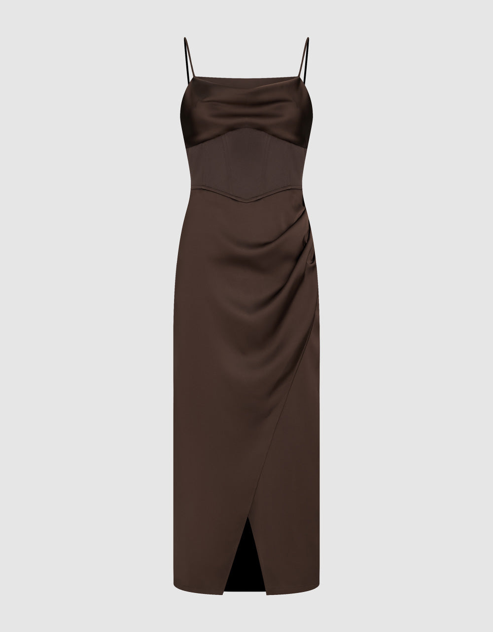 Sleeveless Ruched Straight Dress