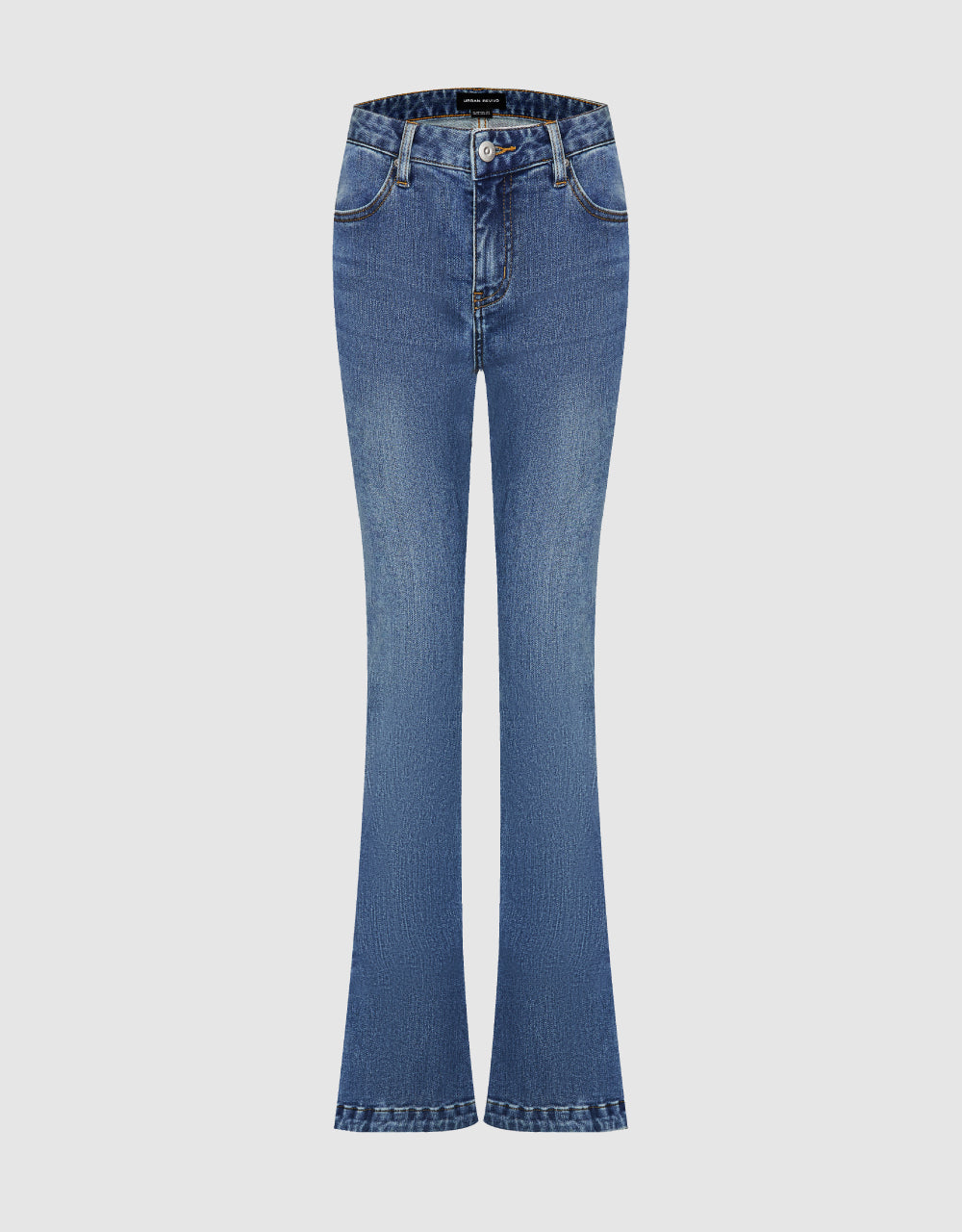Mid-Waist Flare Jeans