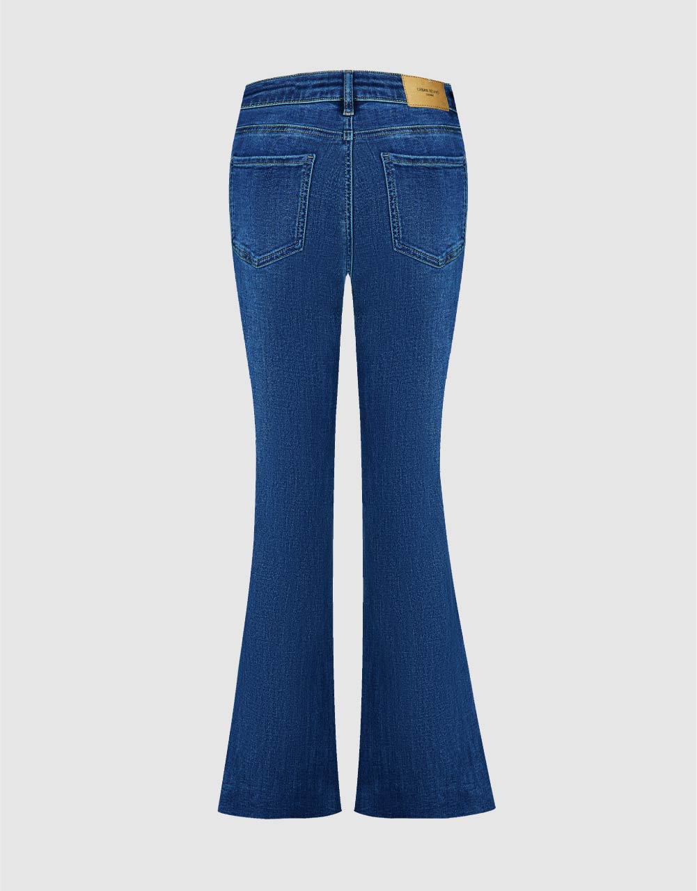 Split Flared Jeans