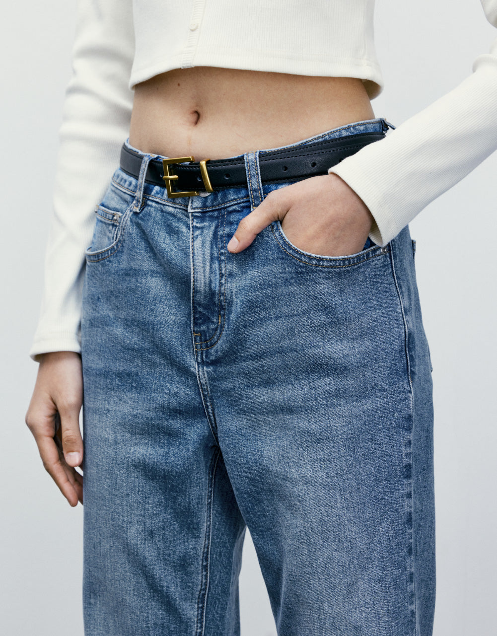 Capri Straight Jeans