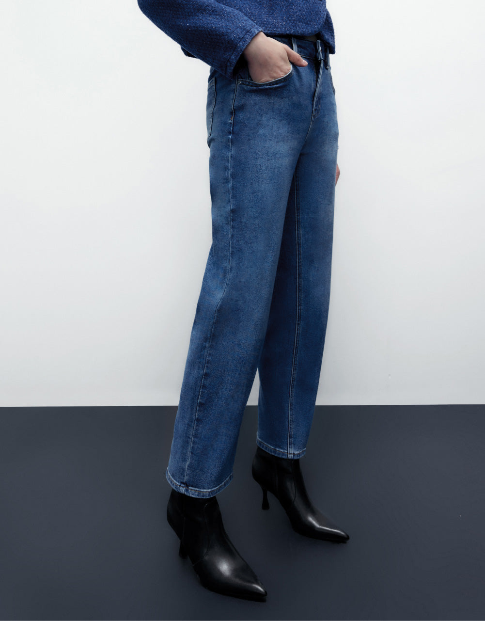 Capri Straight Jeans
