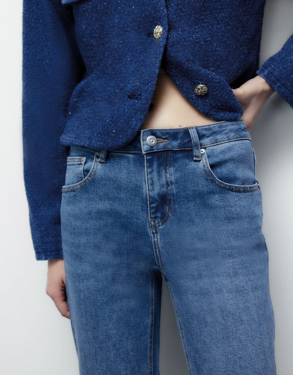 Capri Straight Jeans