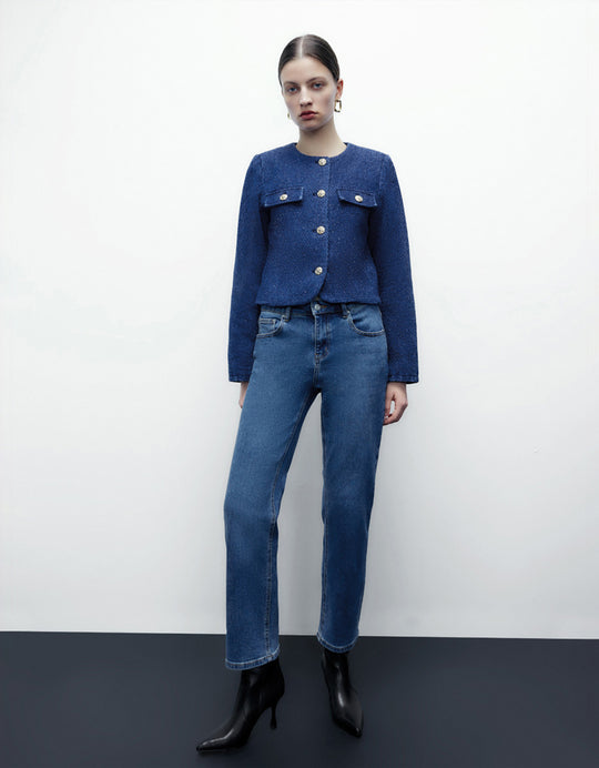 Capri Straight Jeans