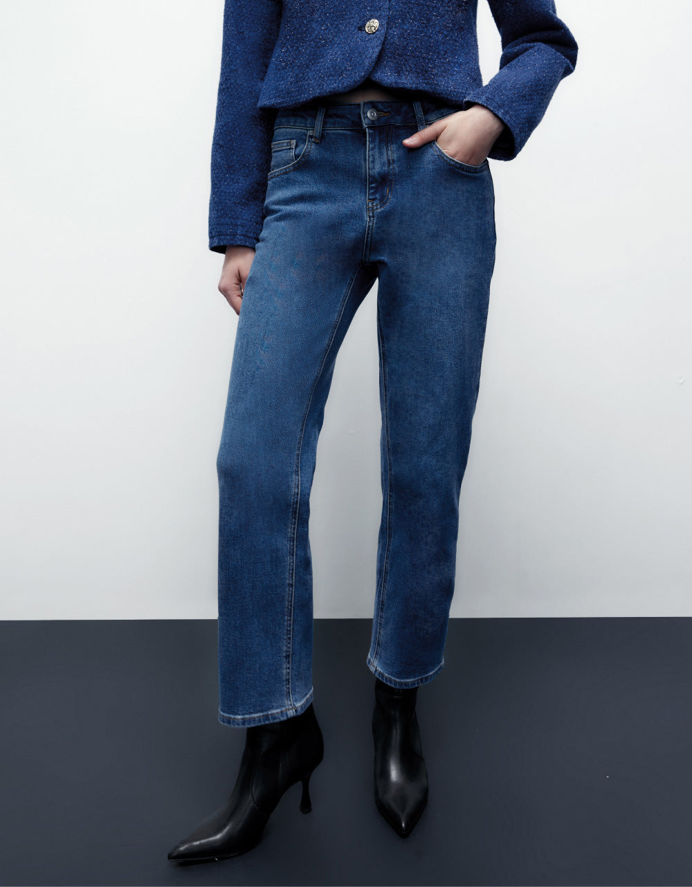 Capri Straight Jeans