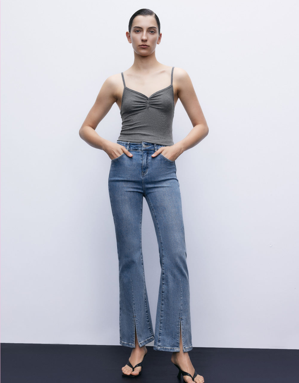 Skinny Flare Pants Jeans