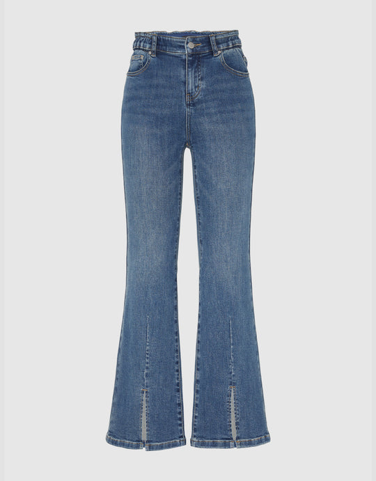 Mid-Waist Flare Jeans