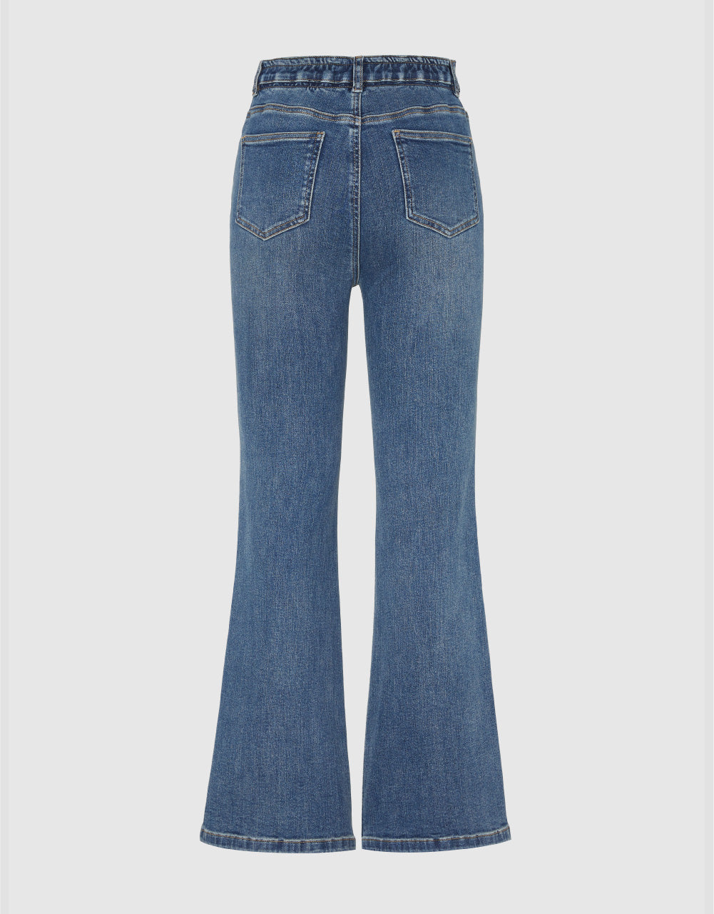 Mid-Waist Flare Jeans