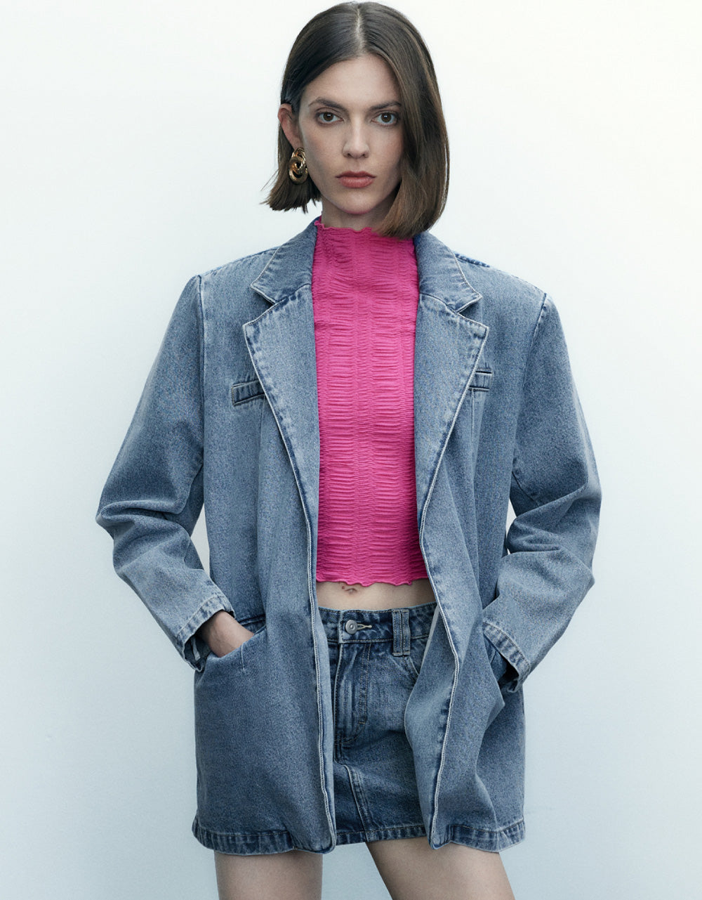 Blazer Denim Jacket