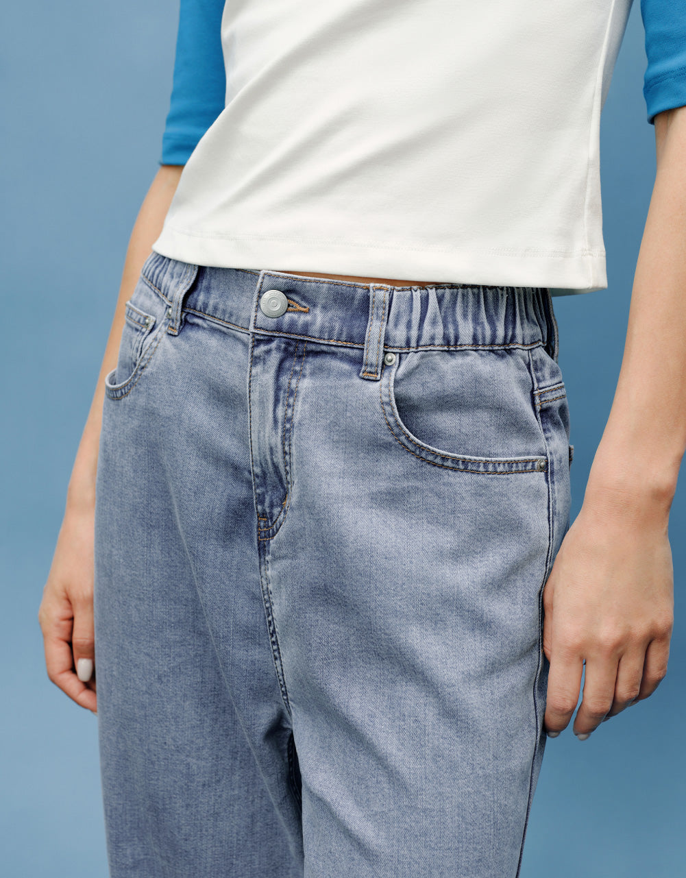 Split Hem Jeans